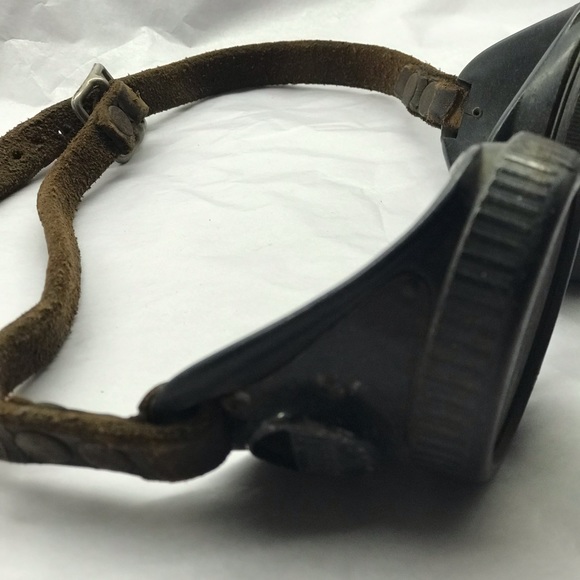 Vintage Black steampunk desert sand goggles festival costume pilot sunglasses